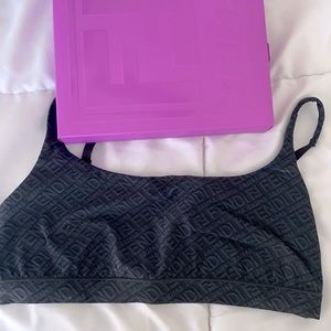 Fendi x Skims Scoop Black Bralette (M)